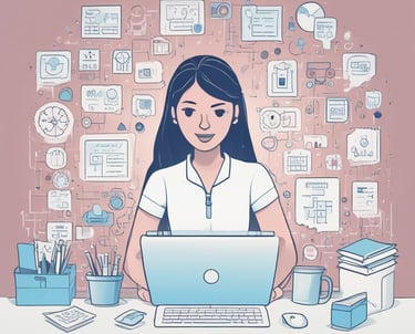 Professional Virtual Assistant Managing Emails