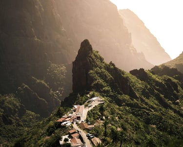 Calle der Arriba, Gran Cararia, Spanien, Berglandschaft