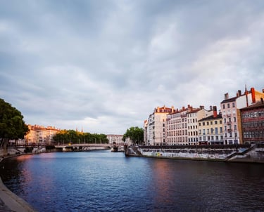 Rhône in Lyon, France