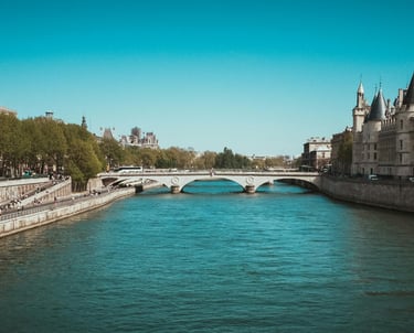 Seine in Paris, Frankreich