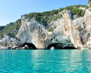 Italy, Unterwasserhöhle