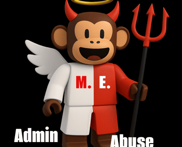 a monkey with a devilish face and devilish eyes