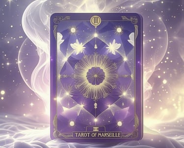 nathalie bouhours tarothérapie Mission d'âme tarot médiumnité carte de tarot violet