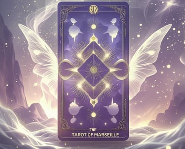 nathalie bouhours tarothérapie Libération transgénérationnel médiumnité carte de tarot violet