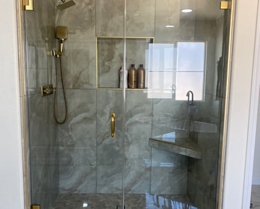 shower soor installation