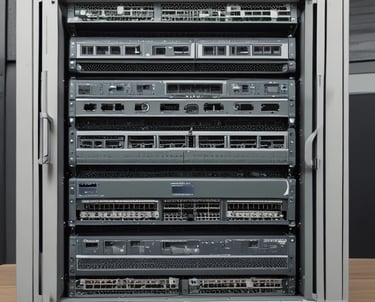 A professional consultant working on network solutions.