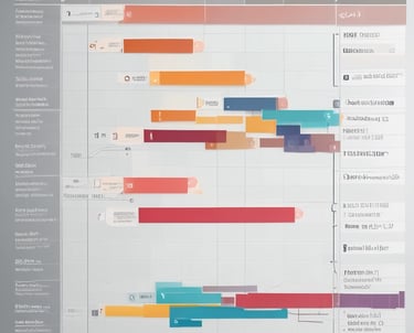 Engineers discussing project plans over blueprints.