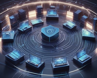 a computer monitor screen with a padlocked padlock and a padlocked