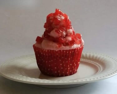 pasteleria queti cupcake fresa relleno fresa