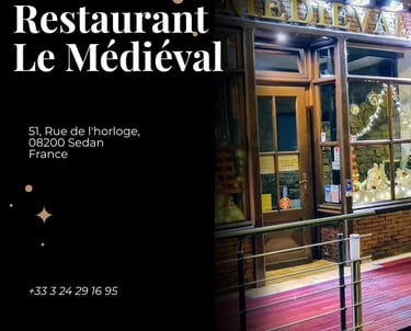 Restaurant Le Médiéval à Sedan