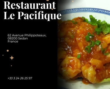 Restaurant le Pacifique à Sedan