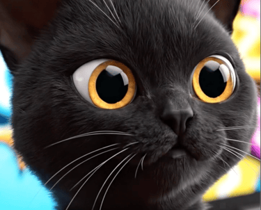 Luna Cat with Laptop - LunaticAds Marketing