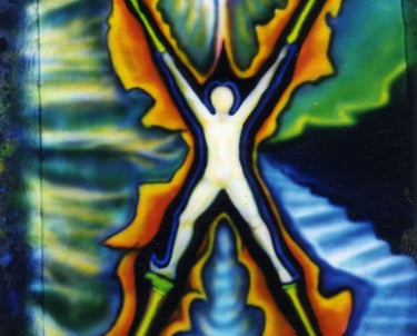 'Humanity in Nature' Telepathy Backdrop by Sarah Liptrot