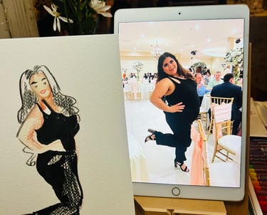 guest painting, Live artist 