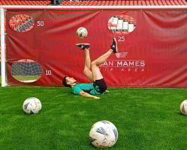 Show de freestyle fútbol en Bilbao durante un evento deportivo