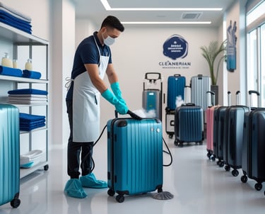 Premium Luggage bag Cleaning Service in Newtown Kolkata by Clean Zone