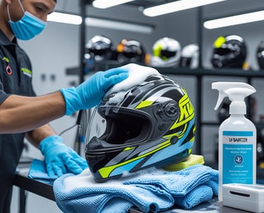 Premium Helmet Cleaning Service in Newtown Kolkata by Clean Zone