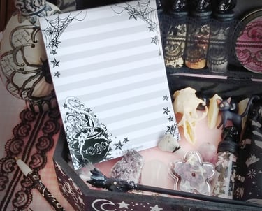 witchy notepad to get organized in style