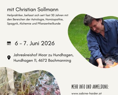 Spagyrik Workshop mit Christian Sollmann