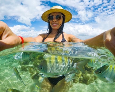 Piscinas de corais em Maragogi - Alagoas