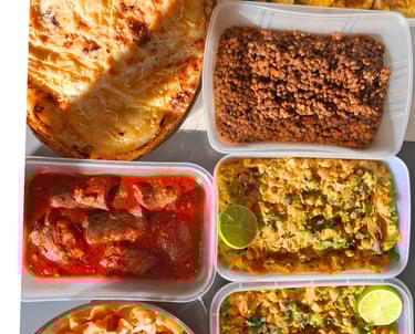 Batch cooking à Marseille – plats faits maison en boîtes par cheffe à domicile 