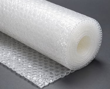 Stack of strong, corrugated industrial cartons arranged on a warehouse floor.
