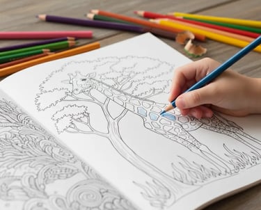 Livro de colorir para crianças - Atividades para crianças de 3 anos, 5 anos, 6 anos, 4 anos, 7 anos