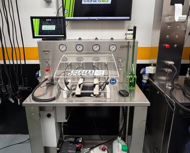 Maquina de reparacion y regeneracion de bloque hidraulico del ABS de autos