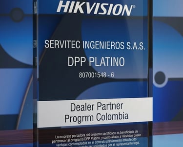 Certificación Hikvision DPP Platino en soluciones de seguridad electrónica