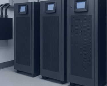 Banco de sistemas UPS para continuidad y respaldo eléctrico