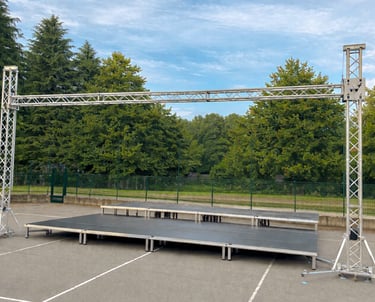 strutture americane e palco modulare