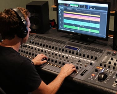 A clean, modern table comparing four music licensing tiers with icons representing each.