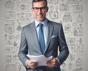 A warm office scene showing a diverse team collaborating over financial data on a laptop.