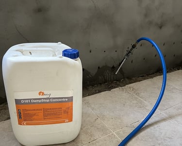 yükselen nem enjeksiyonu