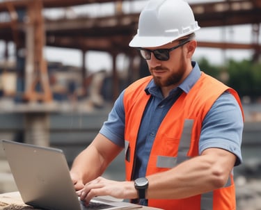 Wide shot of a rugged marine pier featuring bc grates products, with waves crashing gently nearby under a cloudy sky