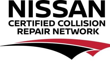 nissan certified collision repair logo