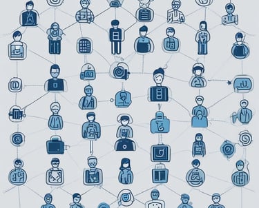 Minimalist icon representing unlimited users in a clean, corporate style.