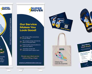 Super Mover Event Marketing Collateral