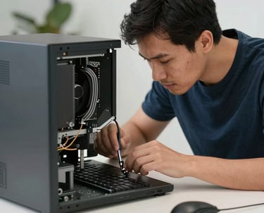 a man riding a skateboard down the side of a ramp