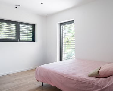 chambre moderne rose