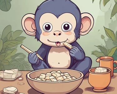 A vibrant bowl filled with crispy tofu, colorful toppings, and rich broth, styled for a bright, modern look.