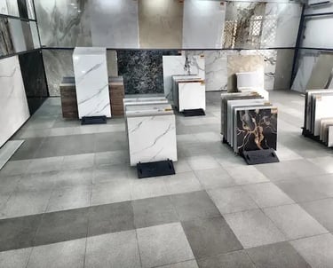 Bespoke porcelain tiles