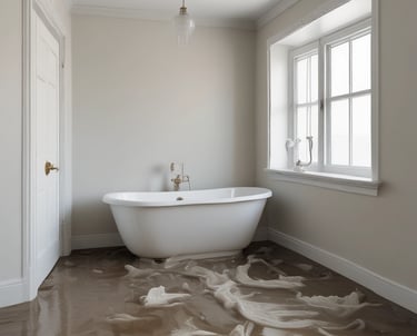 Close-up of a roof battered by large hailstones with visible dents and damage.