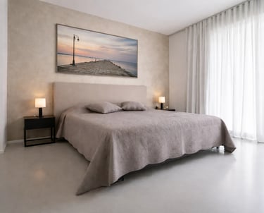 Pavimento in resina camera da letto Resine Mongiardo