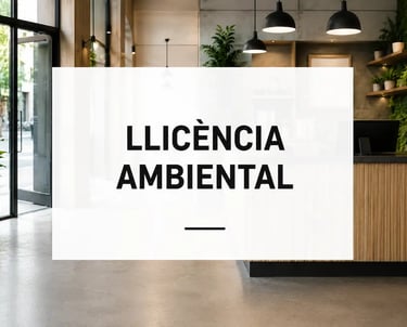 llicencia ambiental obrir negoci local