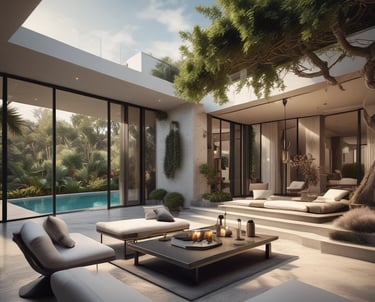 Close-up of a modern electrical panel with neatly arranged components.