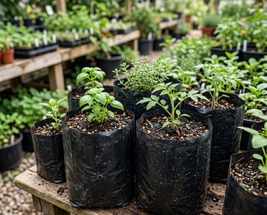 Filling soil in nursery bags for plantation Indore – grow bags by NEW GURUNANAK PLASTIC & PACKAGING