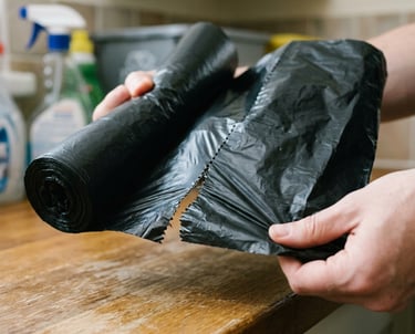 Garbage bag roll tear off usage by NEW GURUNANAK PLASTIC & PACKAGING Indore