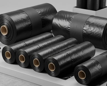 Garbage bag rolls different sizes and thickness by NEW GURUNANAK PLASTIC & PACKAGING Indore