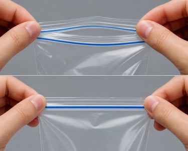 Zip lock bag opening and closing usage by NEW GURUNANAK PLASTIC & PACKAGING Indore